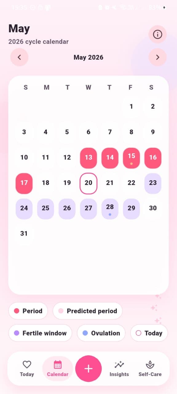 LunaCycle screenshot 3