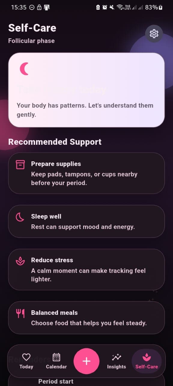 LunaCycle screenshot 4