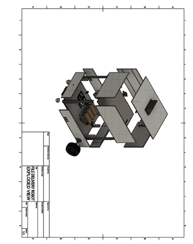 Automated File Delivery Robot visual 3